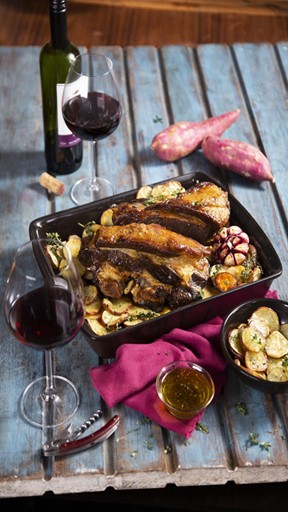 Receita: Costela com batata doce