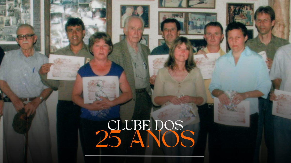 Mais que uma homenagem, o Clube dos 25 Anos é um símbolo de reconhecimento e carinho da Ceraflame, que celebra histórias de vida e dedicação de seus colaboradores.