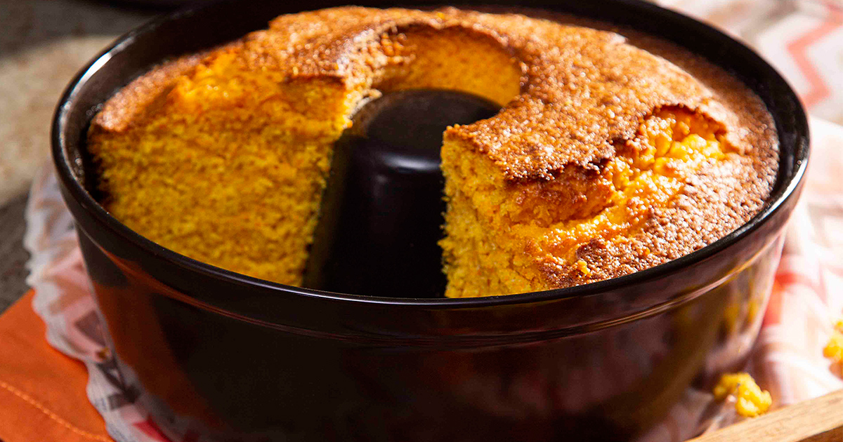 Receita de Bolo de cenoura com farinha de arroz