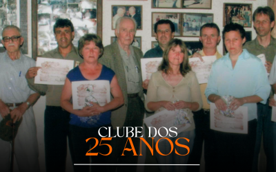 Clube dos 25 Anos: uma tradição que celebra pessoas