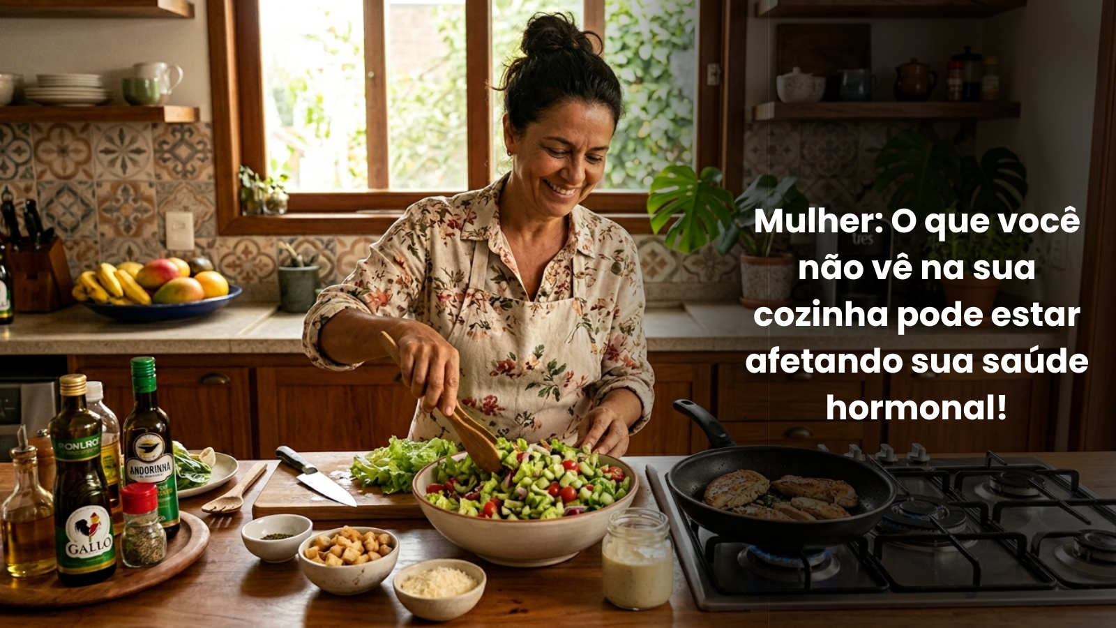 Mulher: O que você não vê na sua cozinha pode estar afetando sua saúde hormonal!